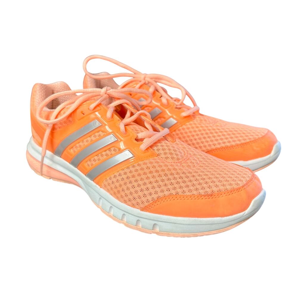 Adidas Galaxy Elite Running Shoes Woman's Orange Silver Size 10